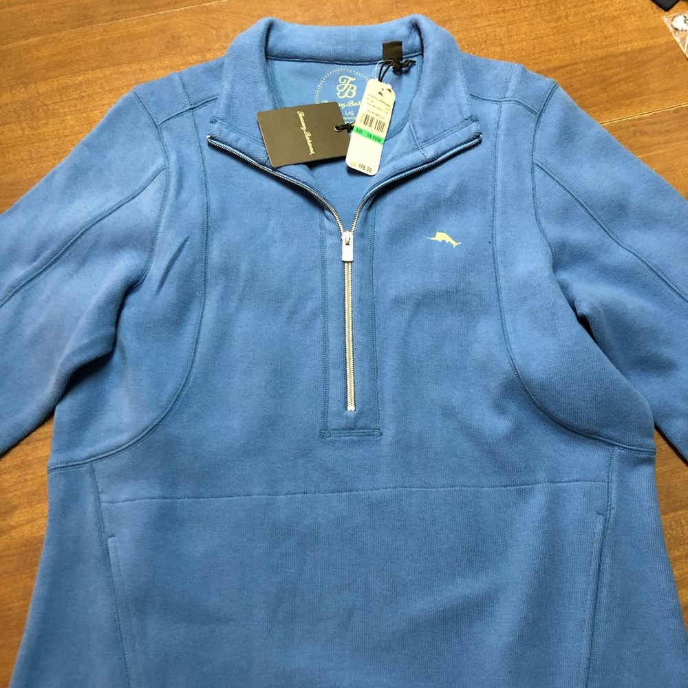 Tommy Bahama Aruba Angle Womens Blue Pull Over